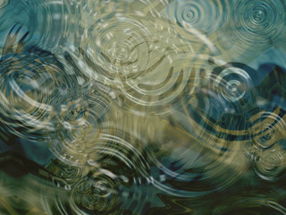 Ripples on a pond