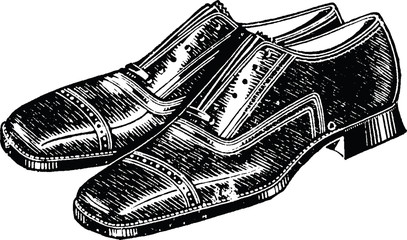 Vintage graphic man shoes - 71998368