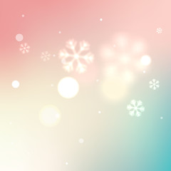 Soft blurred winter background