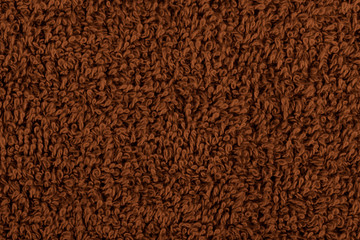 Background of brown terry towels.