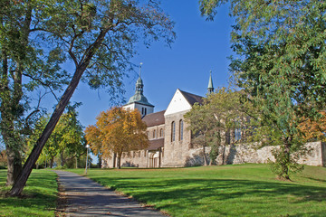 Fototapeta na wymiar Helmstedt: Klosterkirche St. Marienberg (1176, Niedersachsen)