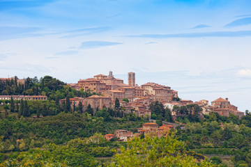 Fototapeta na wymiar Ancient city of Montalchino, Tuscany, Italy