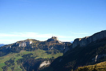Fototapeta na wymiar Hoher Kasten - Alpstein - Alpen