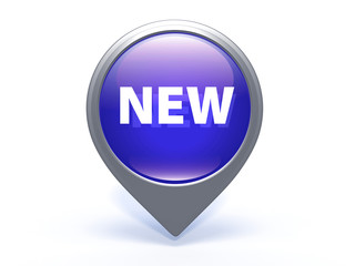 New pointer icon on white background