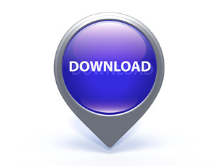 download pointer icon on white background