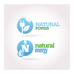 Green - Ecology - Power - Renewable icon set