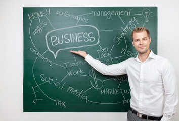 Business man with aspirations