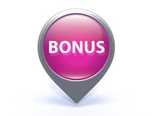 bonus pointer icon on white background