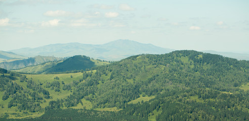 Green hills of Altai