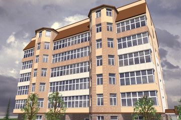 Fototapeta premium Multistorey Building