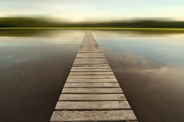 Jetty and motion blur