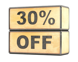 30% sale discount