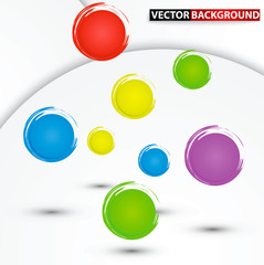 Abstract colorful circle background