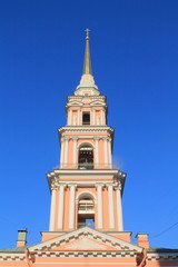 Obraz premium колокольня храма Кирилла Мефодия