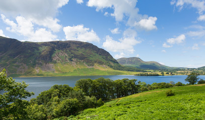 Crummock Water Lake District Cumbria England UK near Buttermere