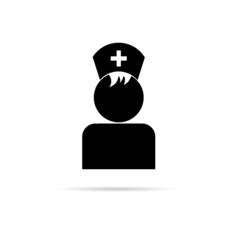 nurse symbol vector illustration