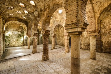 Obraz premium Moorish Baths in Ronda, Spain dating from the 12th Century