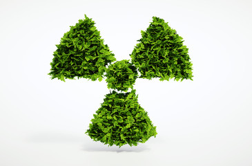 Naklejka premium Alternative ecology nuclear concept
