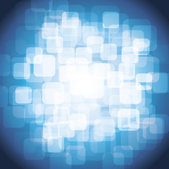 Bright Squares On Blue Background