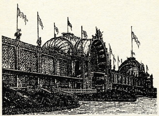 EXPO Paris 1878 - main building
