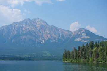 Pyramid Lake in Alberta