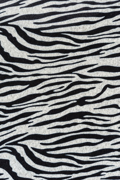 texture of print fabric striped zebra © photos777