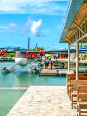 airport for air taxi, maldives