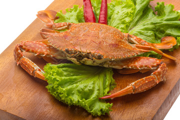 Boiled crab