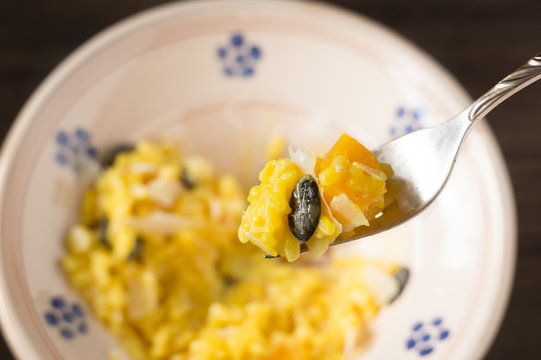 Pumpkin risotto