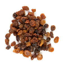 raisins isolated on white