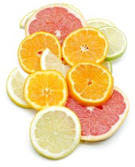 Fototapeta na wymiar Assortment of citrus