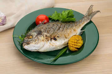 Grilled dorado
