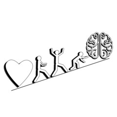 heart and brain eternal struggle