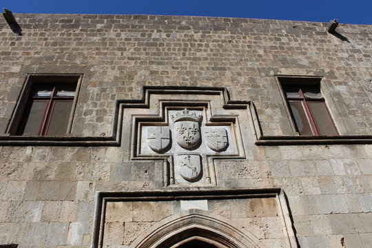 Wall of the medieval castle