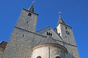 Fototapeta premium Schöningen: St. Lorenz Kirche (Niedersachsen)