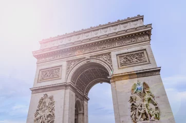 Foto auf Glas Triumphal Arch paris © Alfonsodetomas