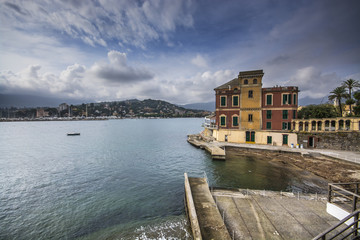La costa di Rapallo, riviera ligure
