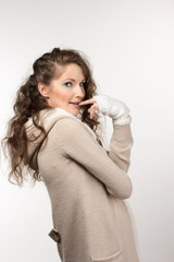 Fototapeta premium beauty girl portrait