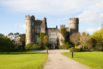 Fototapeta na wymiar Malahide Castle Dublin Ireland