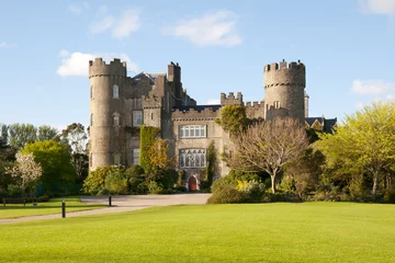 Foto auf Acrylglas Historisches Gebäude Malahide Castle Dublin Irland