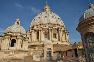 Fototapeta na wymiar Cupola di San Pietro