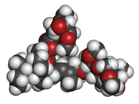 Ivermectin antiparasitic drug molecule. 