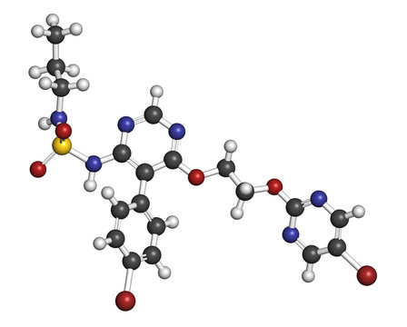 Macitentan Pulmonary Arterial Hypertension Drug Molecule.