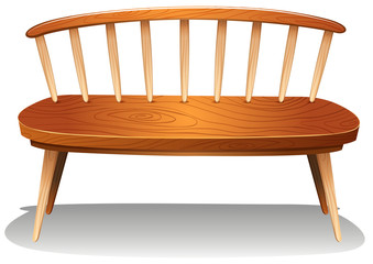 A wooden chair furniture