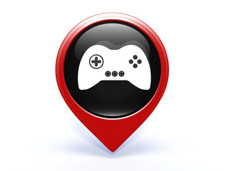 game pointer icon on white background