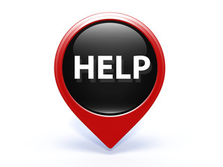 help pointer icon on white background