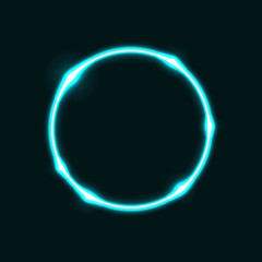 Light blue circle effect  background