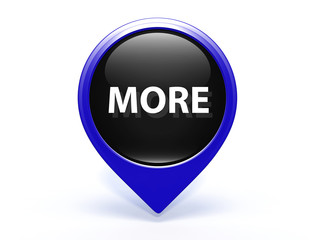 More pointer icon on white background