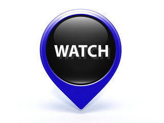 watch pointer icon on white background