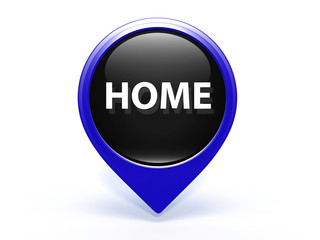 home pointer icon on white background